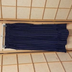 Umgee dark blue and white stripped pants size S